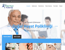 Tablet Screenshot of dogalhayat.com.tr